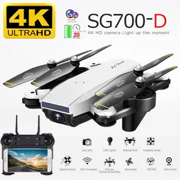 SG700D Drone 4K HD Dual Camera WiFi Transmission FPV Optisk Flow RC Helikopter Quadcopter Dron Toy