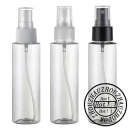 50st / parti 100ml Clear Cosmetic Makeup Inställning Spray Flaskor för förpackning, 100cc Tom plast Pet Container Mist Sprayer Pump