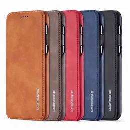 Magnetic Wallet Flip Leather Card Holder Phone Case Cover for Iphone 6 7 XS Max XR 11 Pro Samsung S8 S9 S10 S20 Note 8 9 10 20 Plus