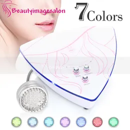 Mini portátil Led 7 Color Therapy LED Photon pele rejuvenescimento da pele Acne Terapia Micro atual cuidados de beleza máquina