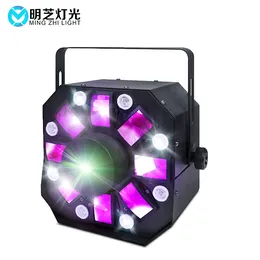 MFL 5W E8 Stage Light Dźwięk Aktywne / Auto-Play / DMX512 / Master-Slave Laser Light Color AGPW do Xmas Wedding Birthday Party Etap