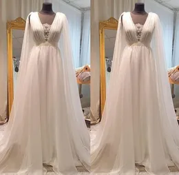 Vintage Bohemian Wedding Dresses 2019 Modest With Sheer Neckline A Line Lace Tulle Boho Country Bridal Gowns vestidos de noiva Cheap