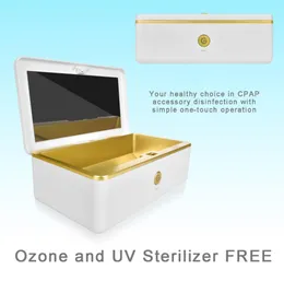 CPAP Cleaner och sanitizer CPAP Cleaner Tillbehör Ozon Gratis UV för CPAP-mask och luftrör Maskinrör Andning