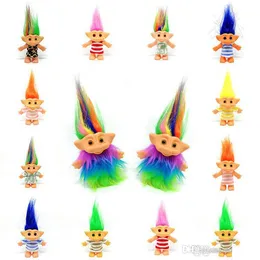 nuovo arrivo divertente Troll Doll Collezione novità Bambole brutte Abito nostalgico Troll Doll giocattoli per bambini Vendita al dettaglio all'ingrosso Buona qualità