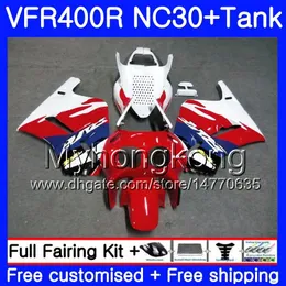 Kit cowling hot red For HONDA RVF400R VFR400 NC30 V4 VFR400R 89 90 91 92 93 269HM.24 RVF VFR 400 R VFR 400R 1989 1990 1991 1992 1993 Fairing