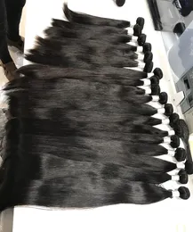 Słoneczne włosy z przedłużeniem zamknięcia 3 pakiety Brazylijskie fali ciała z 4x4 koronkowym zamykaniem nieprzetworzone Remy Human Hair Weave