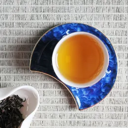 Herbata kawa kawy i danie Wysokiej jakości kości duszpasterska China Retro Flower Mub kubek herbaty kubek talerz para prezent