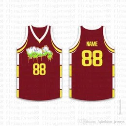 Top personalizado Basketball Jerseys Mens bordado Logos Jersey frete grátis por atacado baratos Qualquer nome de qualquer número Tamanho S-XXL oj8902