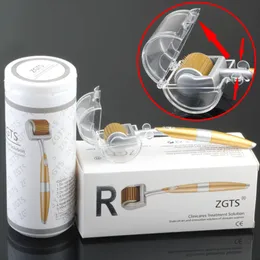 Dropshipping ZGTS Luxury 192 Titan Micro Needles Therapy Derma Roller för akne ärr Anti-Aging Skin Skönhetsvård Föryngring