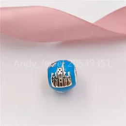 Andy Jewel 925 STERLING Gümüş Boncuklar DSN Pandora Charm Edition Fantasyland Castle Charms, Avrupa Pandora Tarzı Takı Brac'a Uygun