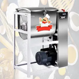 220V Commercial Dough Mixer Machine för Pizza Cake Shop Pasta Shop Buns Rostfritt Stål Degen Mix Mixer