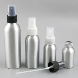 360 x 30ml 50ml 100ml 120ml 150ml 250ml Aluminum Empty Mist Sprayer Bottles Portable Watering Can Pot Metal Containers