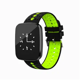 V6 Inteligentny Zegarek Krwi Ciśnienie Tętna Monitor Smart Wristwatch IP67 Bluetooth Prognoza pogody Fitness Track Bransoletka na iPhone Android