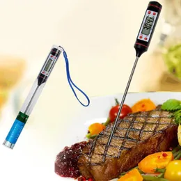 Matkvalitet LCD-skärm Habor Digital Kötttermometer För Kök Matlagning Mat Grill BBQ Matlagningsverktyg Kött godis Mjölk Vatten LX8902