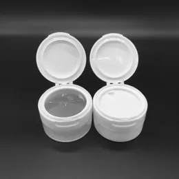80g / ml frascos recarregáveis ​​brancos plástico vazio frasco de composição do pote com creme de face do curso da tampa da liga interna / loção / recipiente de armazenamento cosmético PP