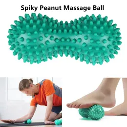 Peanut Massage Ball Muscle Relex Spiky Massage Ball för Yoga Gym Trigger Point Massager Hand Foot Fitness Balls Exercise