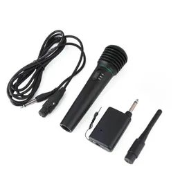 1 Zestaw Przewodowy / Bezprzewodowy Mikrofon Mikrofon Ręczny Odbiornik Mikrofonu Studio Mic Karaoke UHF Mic dla Wzmacniacz mowy KTV