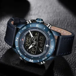 Relojes para hombre de la mejor marca NAVIFORCE, reloj deportivo de moda para hombre, reloj de cuarzo resistente al agua, reloj de pulsera militar con caja para 266T