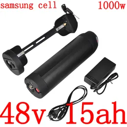 48V battery 48v 15ah electric bicycle lithium ion use samsung cell for 500W 750W 1000W ebike motor