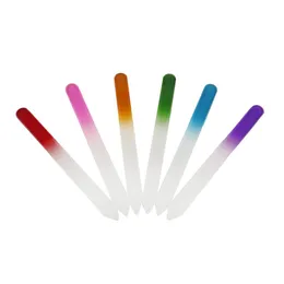 200pcs Colorful Glass Nail Files Durable Crystal Nail Buffer Care Nail Art Tool for Manicure UV Polish Tool