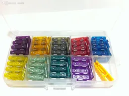 Wholesale-New 90pcs Medium Blade Fuse Assortment Auto Car Motorcycle SUV FUSES Kit