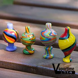 Soultonglass Acessórios para fumar Premium Color Color Bubble Carb Cap Wig WAG Cúpula Od 30mm para prego Banger Glass Bong Rig 912