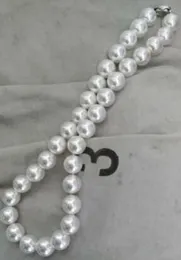Envío Gratis Noble Joysía Superior de 12-13mm Real Natural Mar del Sur Collar de Perlas Blancas de 18 Pulgadas Silverdiy Las Mujeres v