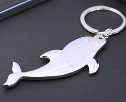 DHL 50PCS / LOT 2019 Dolphin KeychainsメタルLovely Dolphinキーホルダー