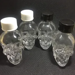 Pyrex Skull Glass Storage Jar garrafa Tampa de vedação Caixa de contêiner portátil para pílula Ferramenta de fumadora de ervas Pondela Ferramenta inovadora de design de fábrica de fábrica