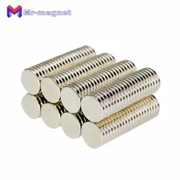 Nuovi magneti per frigorifero 50 pezzi 10 x 1 mm disco magnetico sinterizzato Ndfeb insegnamento D10 * 1 Magneti al neodimio super resistenti 10x1 terre rare D10x1 10 * 1