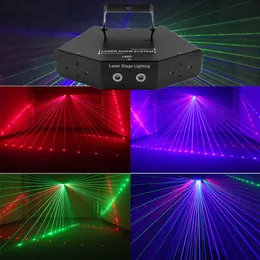 Good effect DMX disco Scanner Laser Stage Light club Dance pattern effect show LED beam Projector for home party