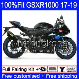 Инъекция для Suzuki GSX-R1000 GSXR-1000 K17 GSXR 1000 17 18 19 331HM.23 GSX R1000 L7 L8 GSXR1000 2017 2019 Лучшие глянцевые черные обтекивания