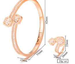 missvikki Super Fine African Nigerian Bangle Ring Sets Jewelry Set For Women Wedding brincos para as mulheres