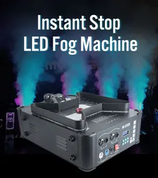 Hallo Super Jet Fog Machine Spray 10 M Stage Effect LED RGB 3IN1 Instant Stop Smoke Machine