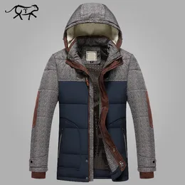 Marque hiver veste hommes mode M-5XL nouveauté décontracté mince coton épais hommes manteau Parkas avec capuche chaud Casaco Masculino