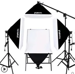 Freeshipping DHL 4PCS 175W BIlbsPhoto Stuido Photography Set Fotobord Singel Lampa Set Station Fotografisk utrustning