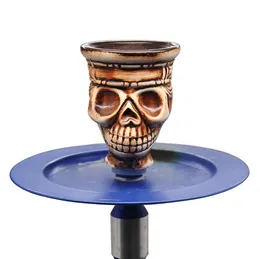 Skull Arabian Pot Fume Accessories Porous Ceramic Fume Pot Pot