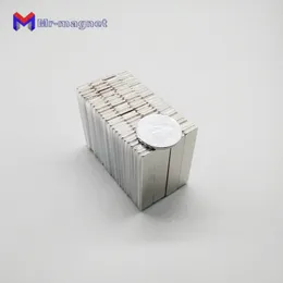 Imanes Promotion 10PCS 50x 10x 1 5mm Super stark sällsynt Earth Permanet Magnet Kraftfullt block Neodymmagneter 50101 5 50x10x1 5 Iman