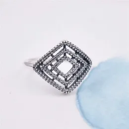 Großhandels-Explosionsdiamant-Retro-Linienring CZ-Diamant 925er Sterlingsilberschmuck mit Originalverpackung für Pandora CHARM-Damenring