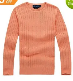 무료 배송 새로운 고품질의 폴로 브랜드 남성의 트위스트 스웨터 니트면 스웨터 점퍼 풀오버 ​​스웨터 남성 폴로 스웨터