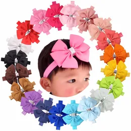 20st Baby flicka huvudband och hår bågar färgstarka för fotografhy varje tillfälle mode hårband hår tillbehör 20 färger