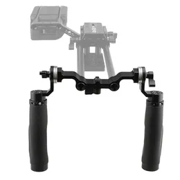 Freeshipping Camera Shoulder Support 15MM Rod Clamp Camera Handle Black Leather Grip For ARRI Rosette DSLR Fotografica Kit C1471