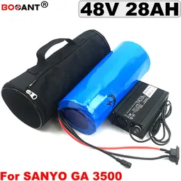 Melhor bateria De Lítio Recarregável pack 13 s 48 v BBSHD 28AH Bateria Bicicleta Elétrica para Bafang 2000 w Motor com um Saco + 5A Carregad