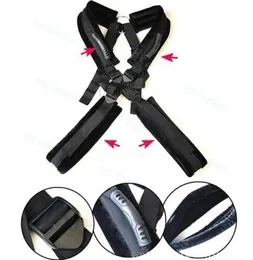 Bondage Black Nylon Haning Swing Sling Rope Fancy Double Pas Para Placa Gra Toy Au097