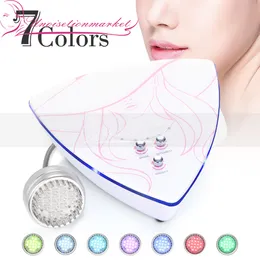 Photon Micro Aktuella 7 färger LED Skin Care Facial Steamer Face Lifting Skin Åtdragning Skönhetsenhet