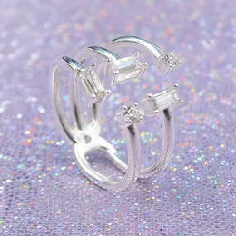 Luxury Designer Womens Ring Set With CZ Stackable Diamond Rings And Sparkling Stones In Original Pandora 925 Sterling Silver Box From Jewelry center 7.04 DHgate.Com