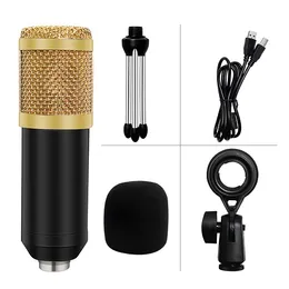 Freeshipping BM800 Kits de Mikrofon à Kondensatur USB Häll Ordinatör Karaoké Mikrofon Filtre Pour Enregistrering Studio Sonore Gamer