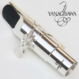 Professionell Japan Tenor sopran Alto Saxofon Metallmunstycke Silverpläterad munstycke Sax munstycken Storlek 5 6 7 8 9