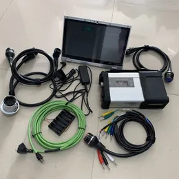 MB Star Diagnosis C5 SD Connect WiFi Auto Tool med Laptop CF-AS2 I5 8G Pekskärm Datorskanner för 12V 24V