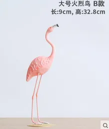 Creative Ins Super Fire Flamingo Resin Ornaments Sötdjur Sovrum Vardagsrum Inredning Alla hjärtans daggåva